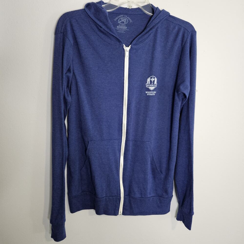 2020 Ryder Cup Whistling Straits Ltwt Hooded Jacket Full-Zip Pockets Sz M